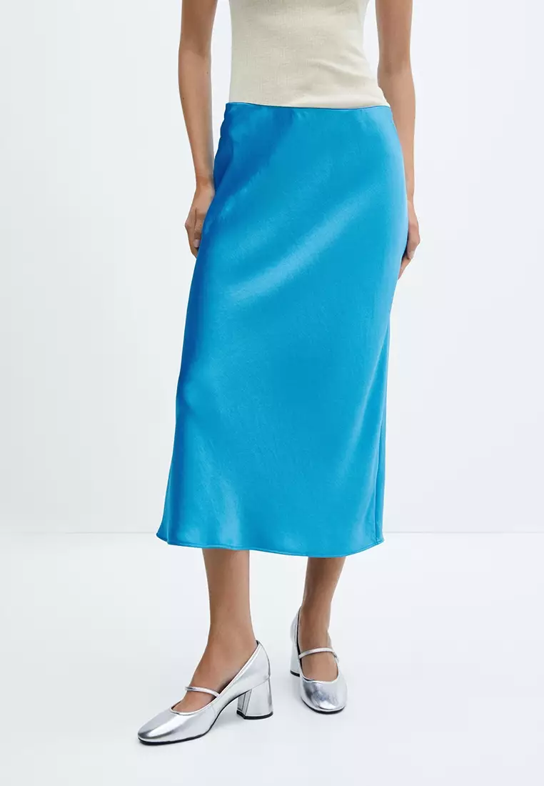 Mango Midi Satin Skirt 2024 Buy Mango Online ZALORA Hong Kong