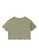 Gen Woo brown and green "Hash Tag"  Slogan T-shirt by Gen Woo 7DDB5KA75C8F75GS_6