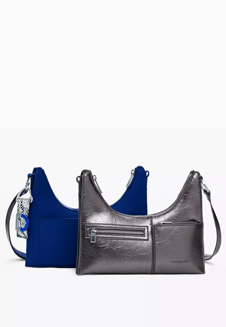 Small detachable two-tone bag