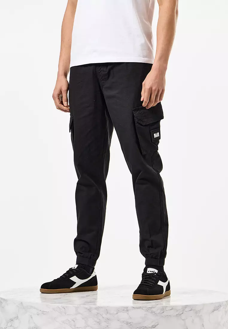 MENS BLACK PIANEMO RIPSTOP PANT