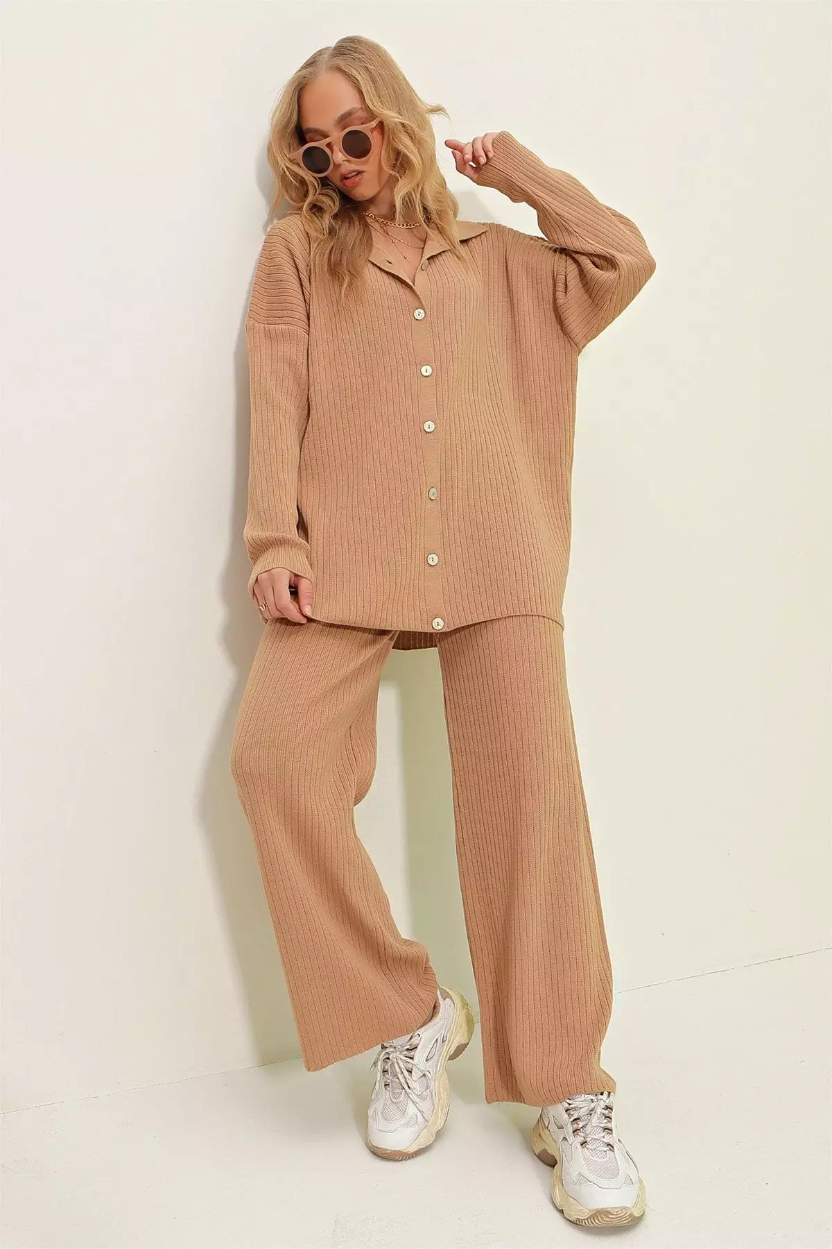 Knitted Top & Bottom Set