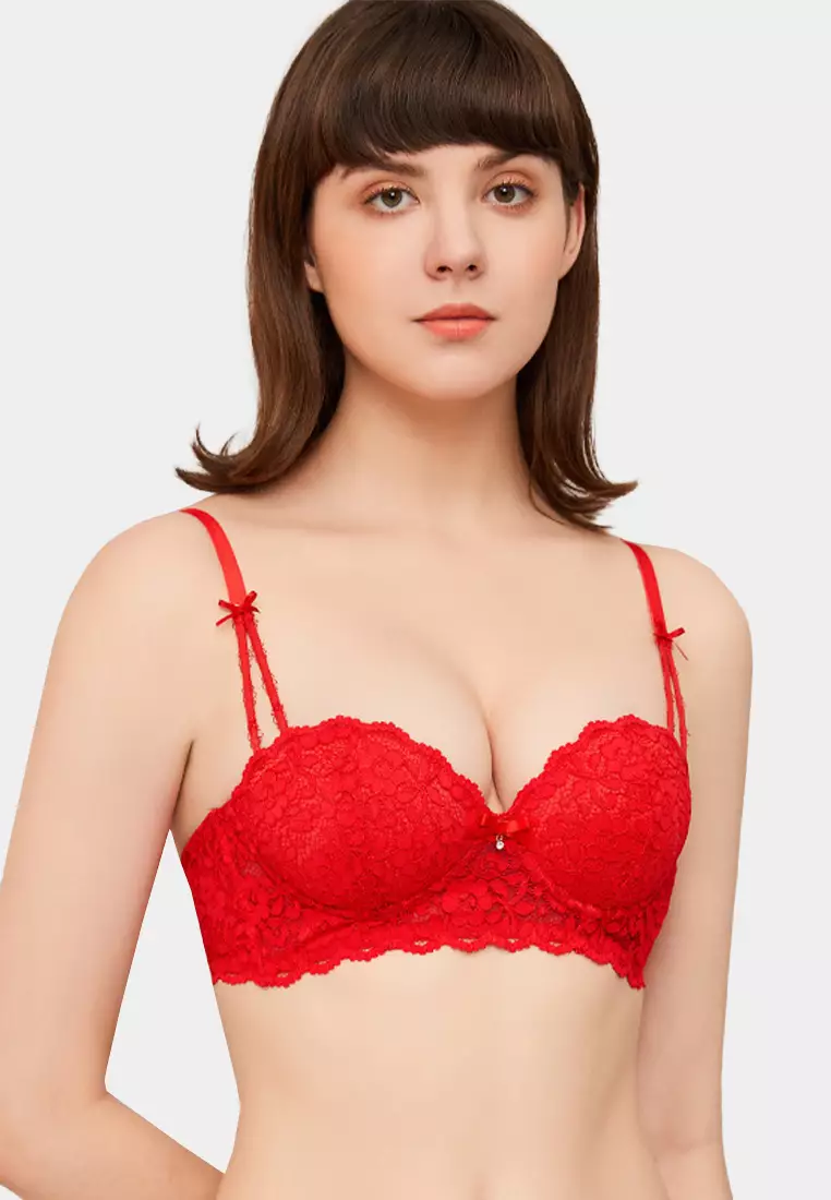 Buy LYCKA LMM3004-Lady One Piece Casual Bra Top (Red) 2024 Online