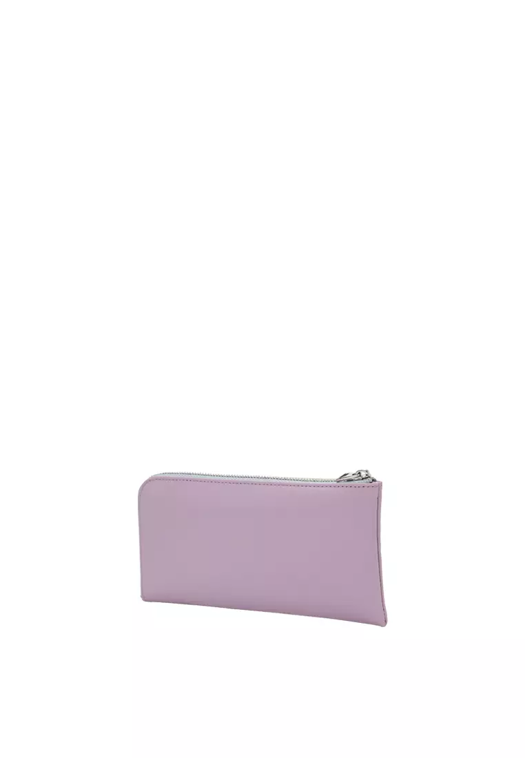 L-Zip Long Wallet - Lilac