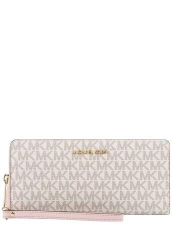 vanilla michael kors wallet