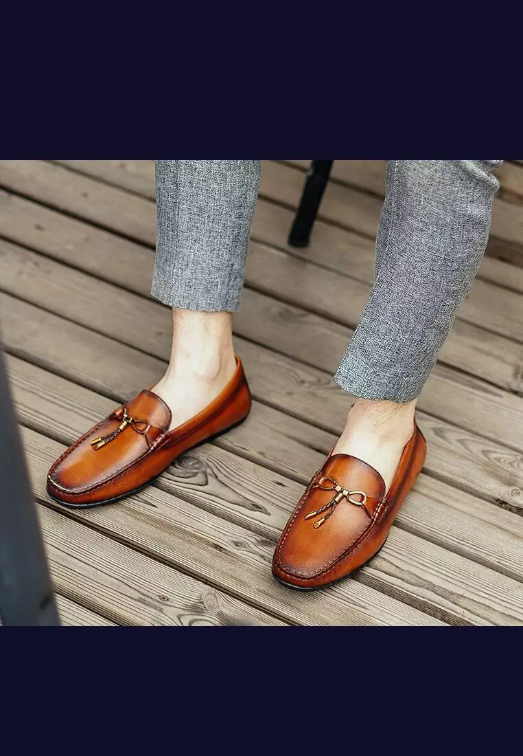 Cristoforo復古真皮樂福鞋BL09-2