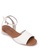CARMELLETES white Flat Sandals With Ankle Strap CA179SH25XXMPH_1