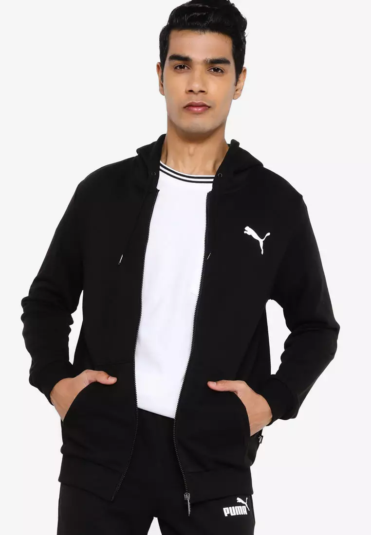 Jual PUMA Essentials Small Logo Full-Zip Men's Hoodie Original 2023 |  ZALORA Indonesia ®