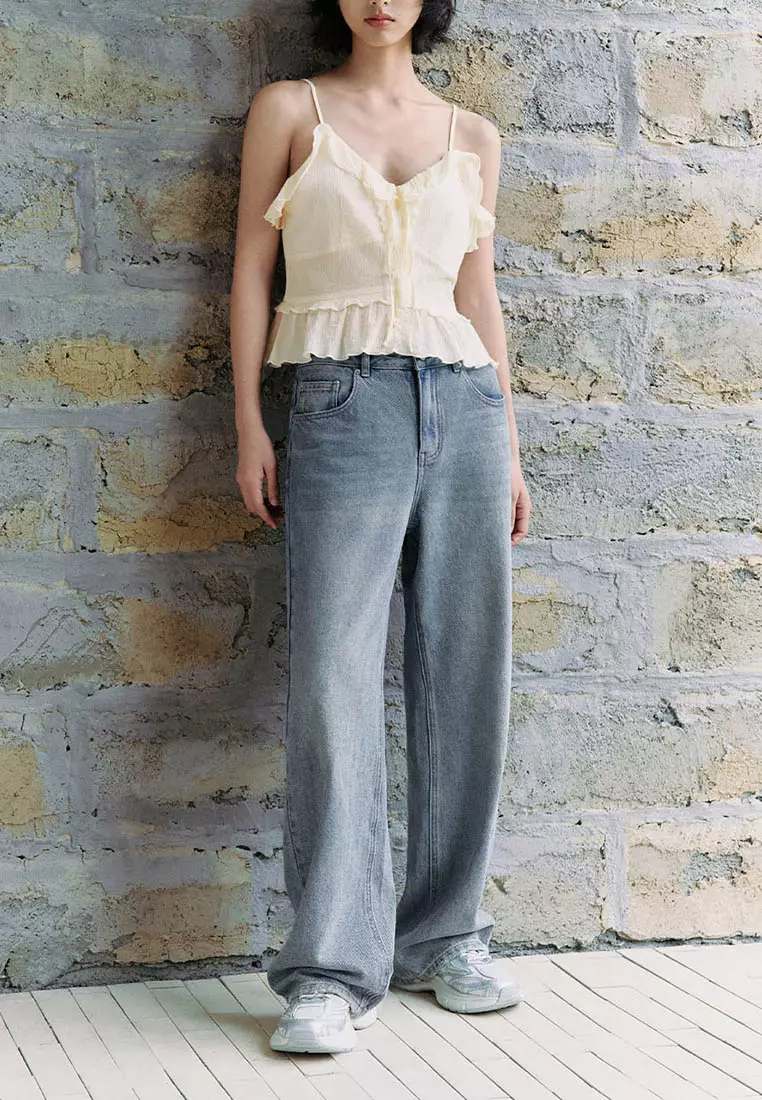 Wide-Leg Pants Jeans