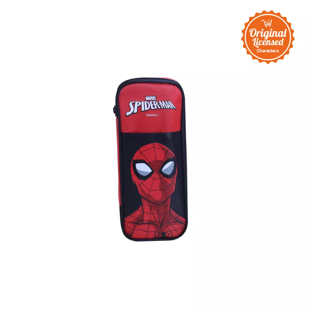 Tempat Pensil Spiderman Original – Pencil Case Spiderman Merah 22x9 cm | Kotak Pensil Anak Marvel