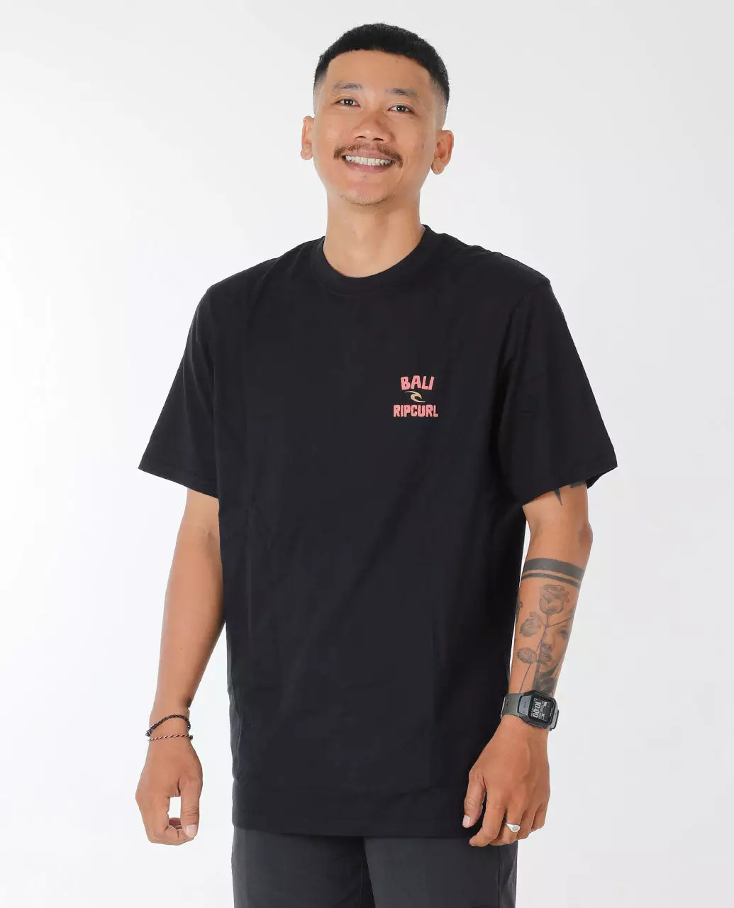 Rip Curl Men Bali Utopia Desto Tee - Black Bali