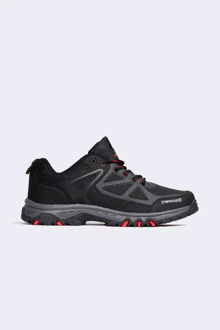 Discount on Defacto  shoes - SKU: Discovery Licensed Faux Leather Serrated Sole Trekking Shoes