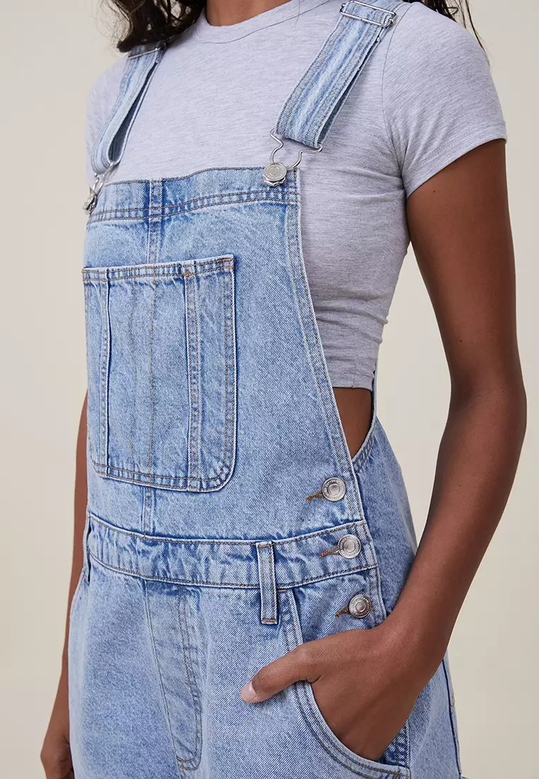 Buy Cotton On Utility Denim Short Overall Playsuit 2024 Online ZALORA Philippines