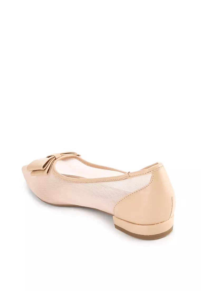 HELENA R2485-3 FLAT SHOES CREAM