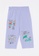 LC WAIKIKI purple Printed Short Sleeves Girl's Pyjama Set 2983DKA615095FGS_4