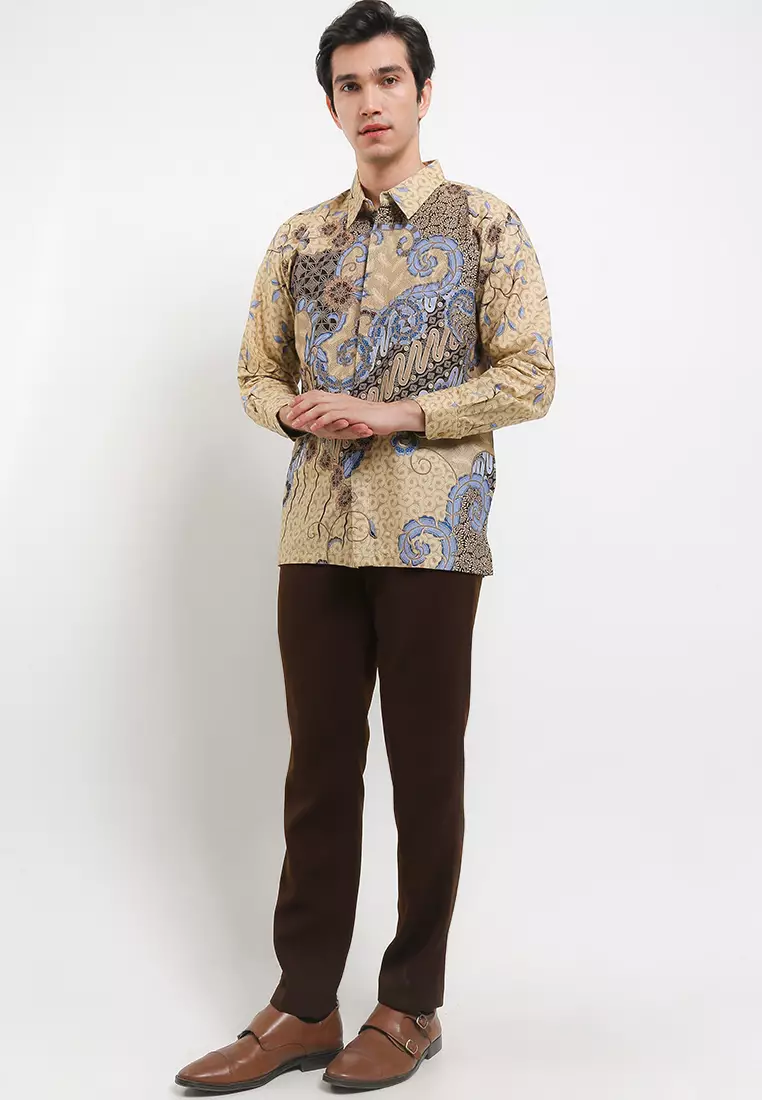 Raven Shirt Kemeja Batik Pria Panjang