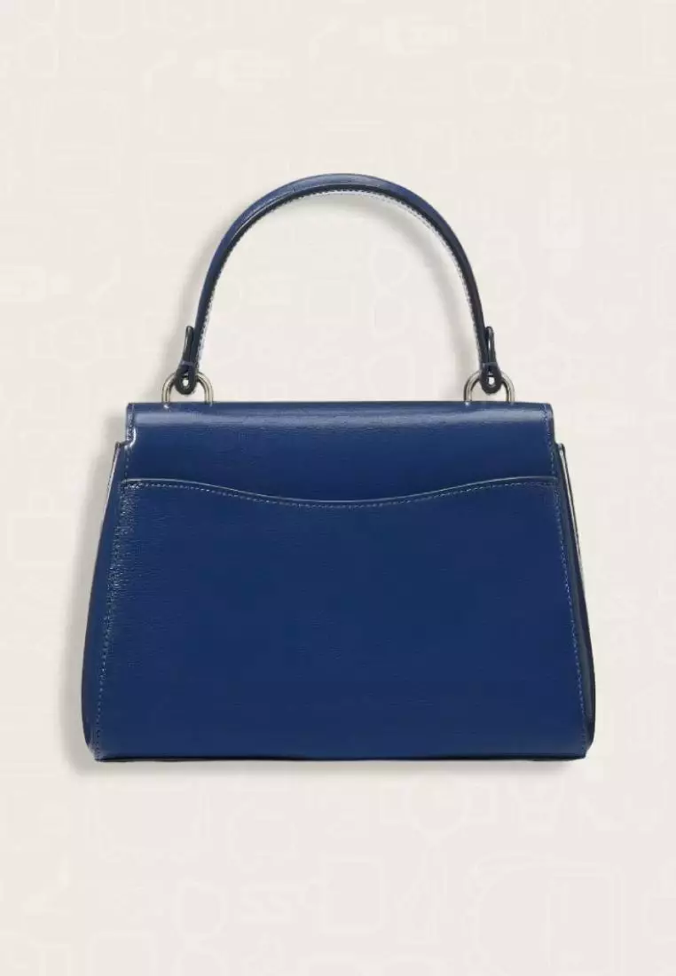 Kate Spade Katy Shiny Small Top-handle Bag Outerspace