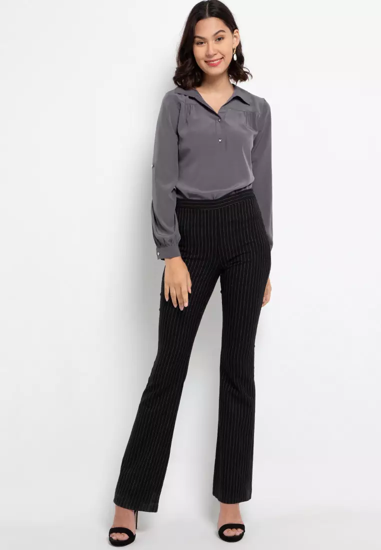 Helga Lounge Top In Grey