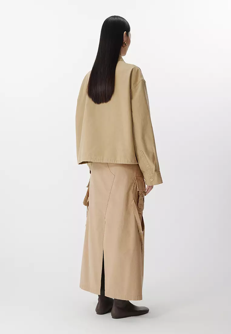 Long waist skirt with laces