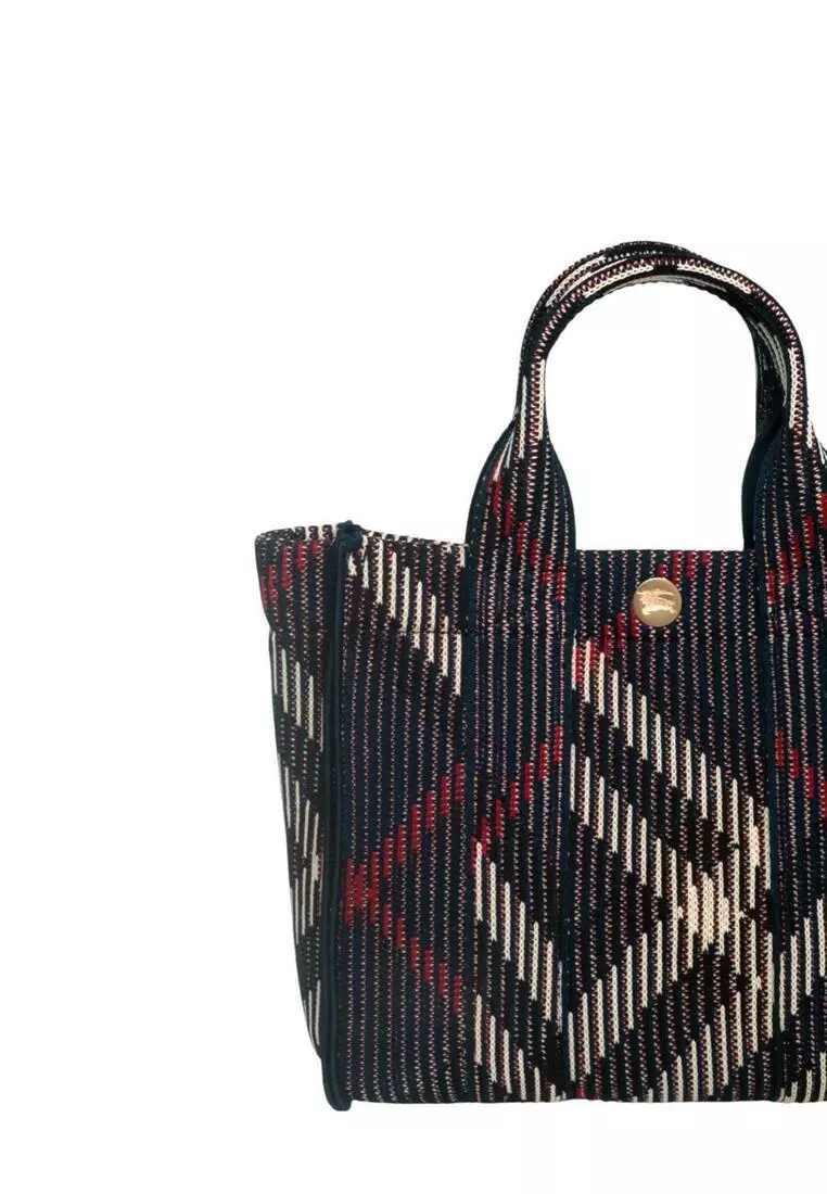 Buy Burberry Mini Check Knitted Crossbody Bag/tote Bag 2026 Online