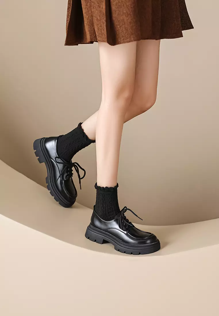 復古厚底德比鞋 WW805-1