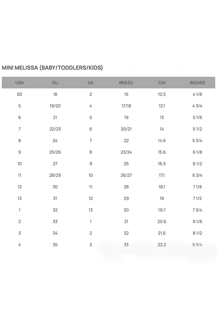 Rider sandals deals size chart