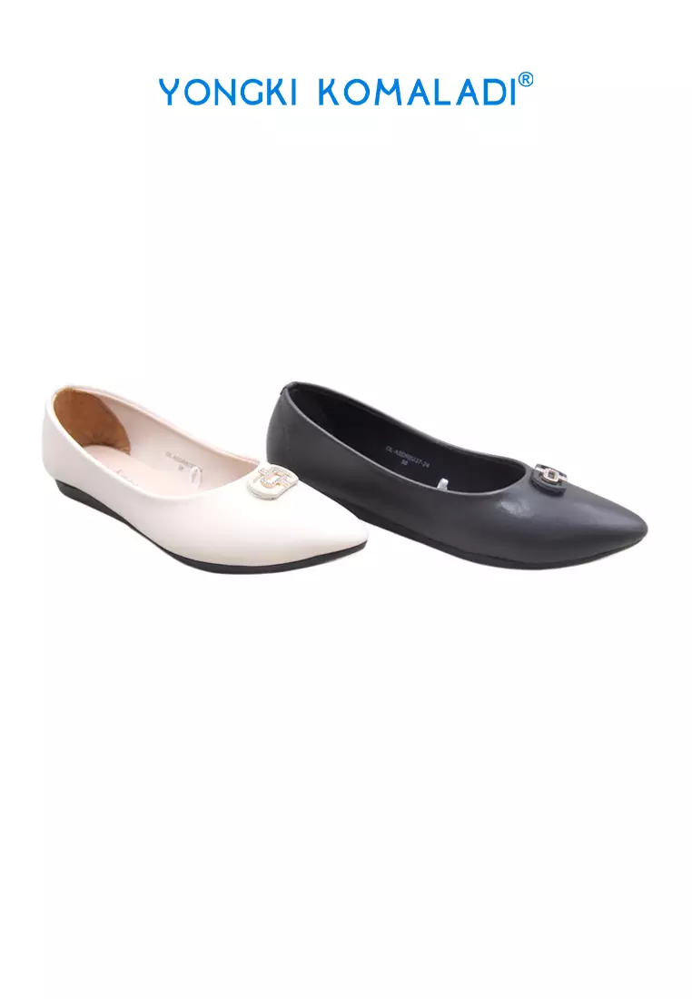 [ ORIGINAL ] YONGKI KOMALADI FLATSHOES OL-ASDR8237-24 CREAM