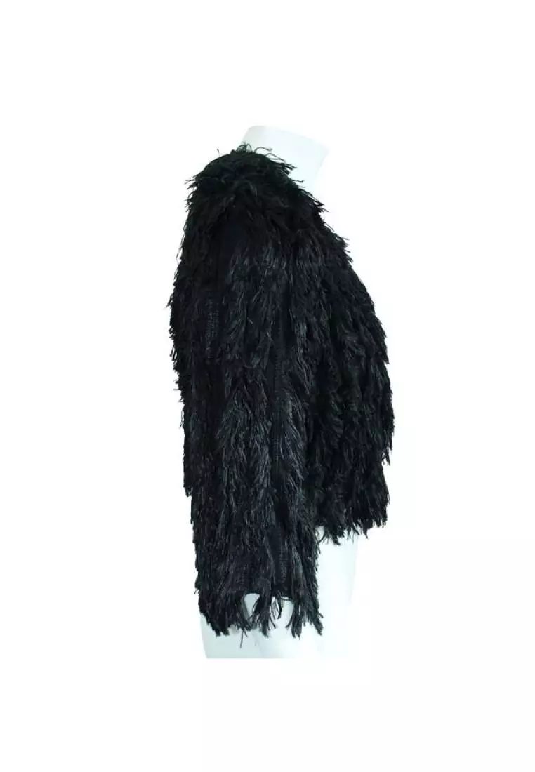 Buy Reformation Pre Loved REFORMATION Short Black Jacket with
