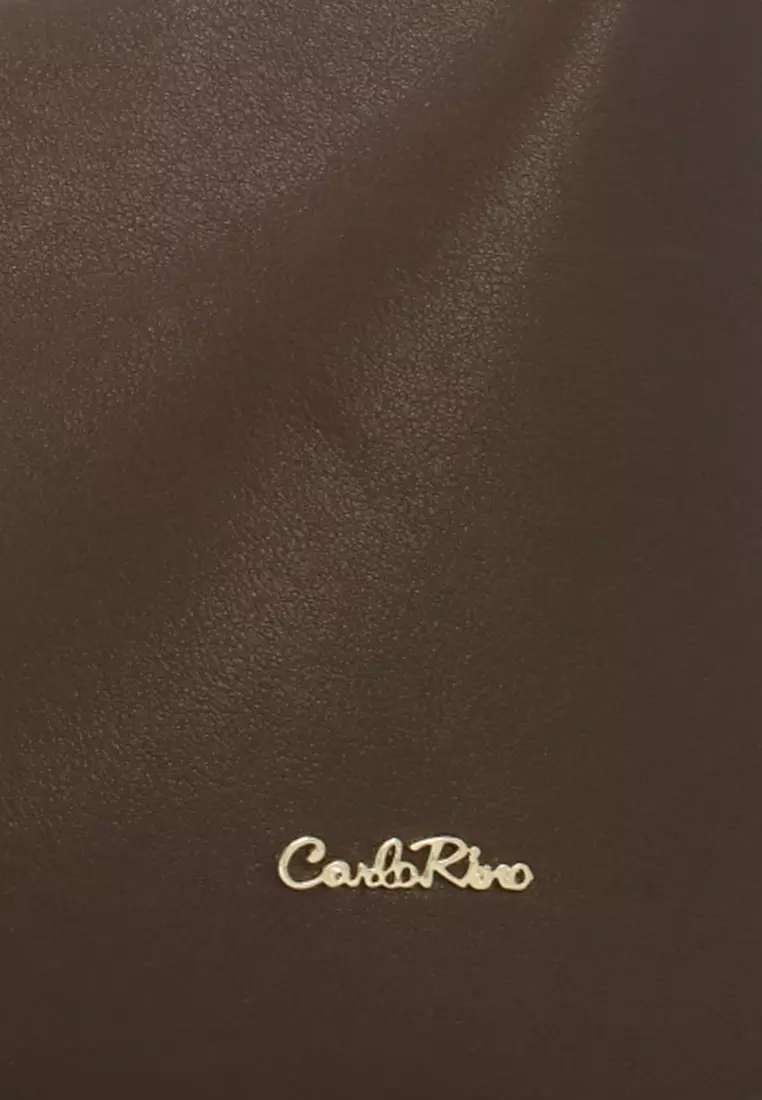 Buy Carlo Rino CR Elise Long Tote - Dark Green 2026 Online | ZALORA ...