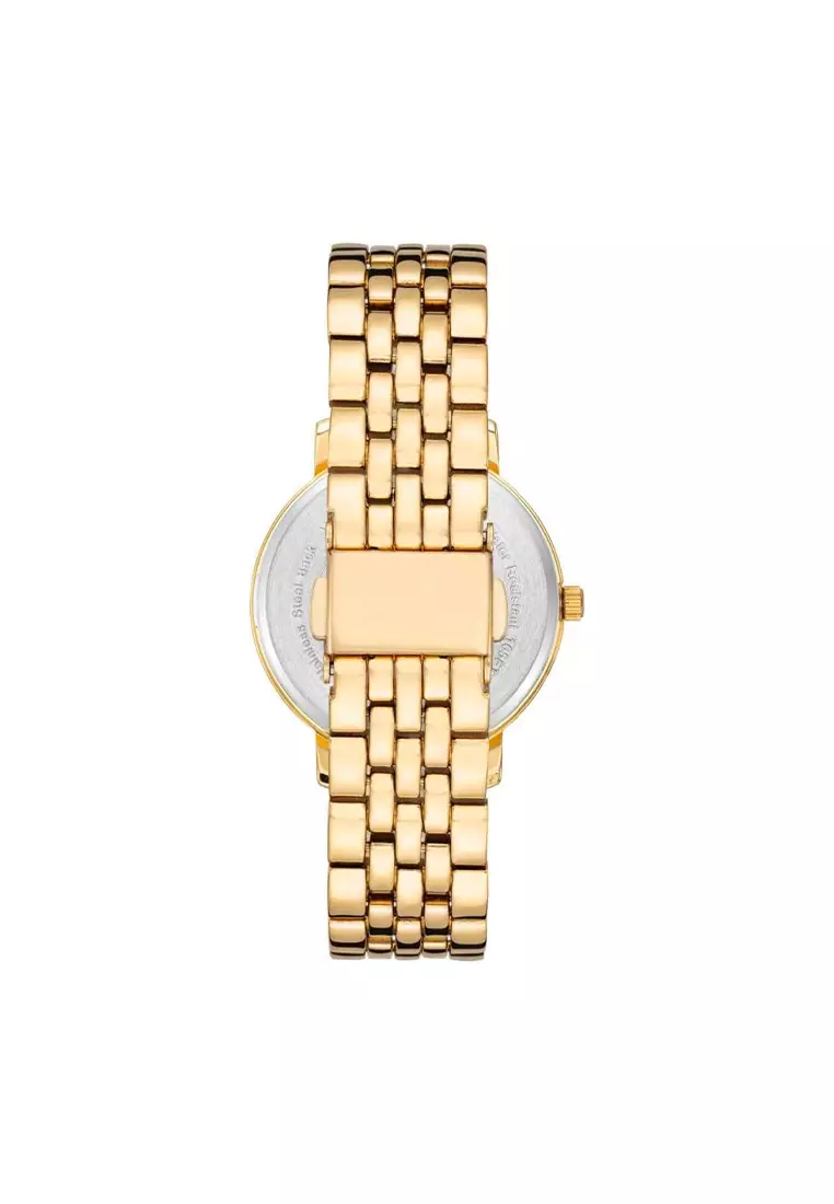 Gold Stainless Steel Bracelet Analog Watch AR-75/5835SVGPST