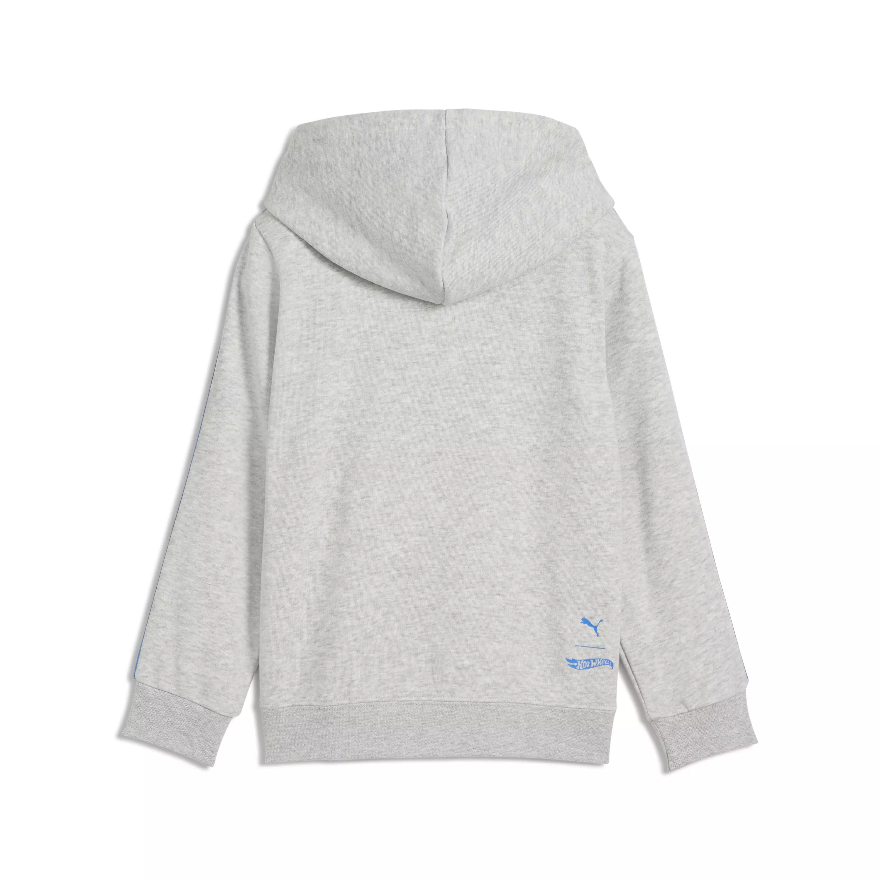 PUMA X HOT WHEELS Hoodie TR Light Gray  - Jaket Anak (Abu-abu)