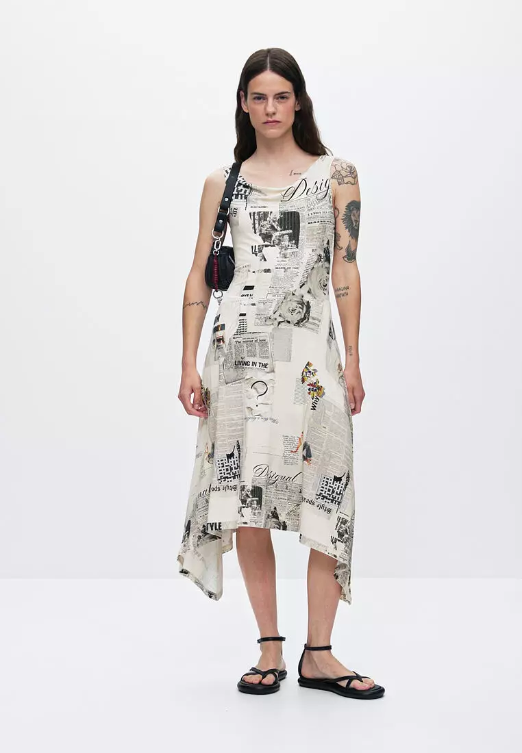 Printed Sleeveless Dress