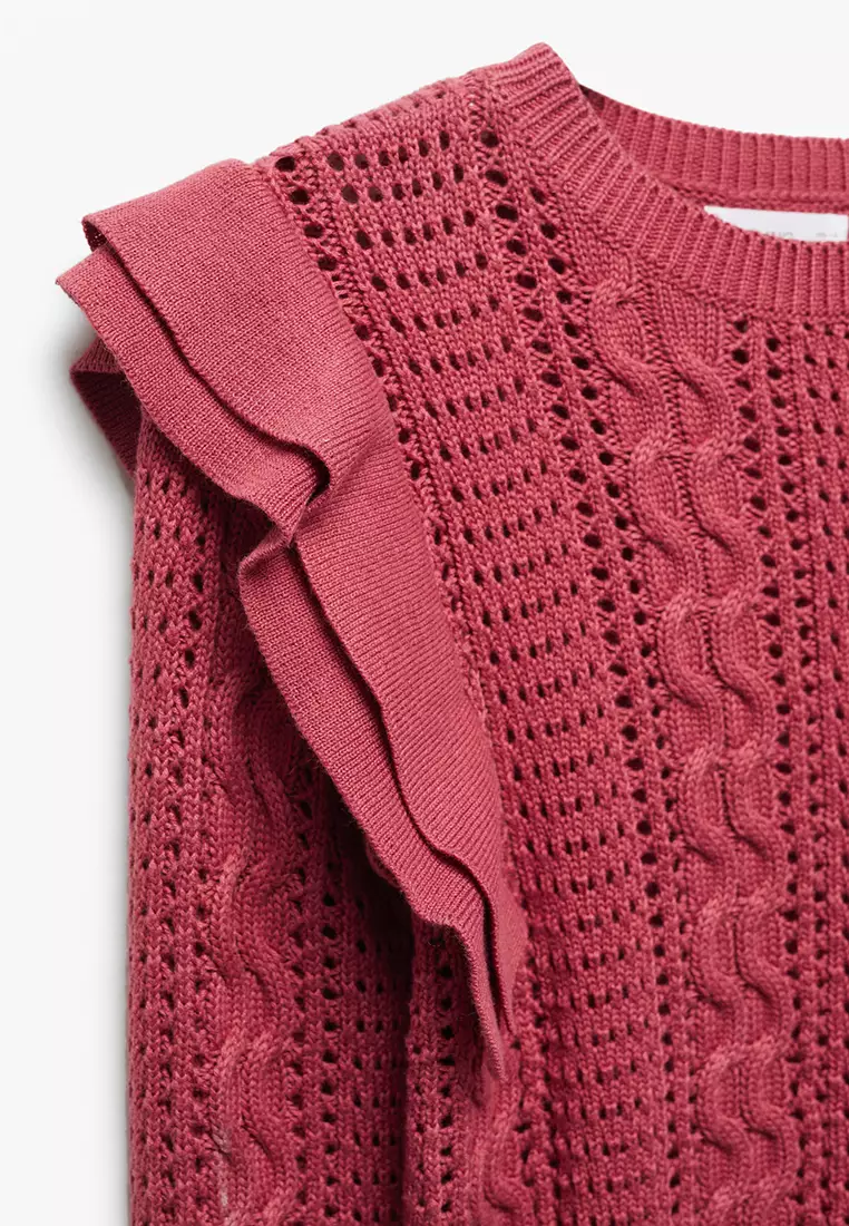 Openwork Knit Sweater