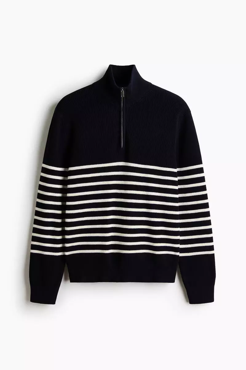 Regular Fit Zip-top jumper
