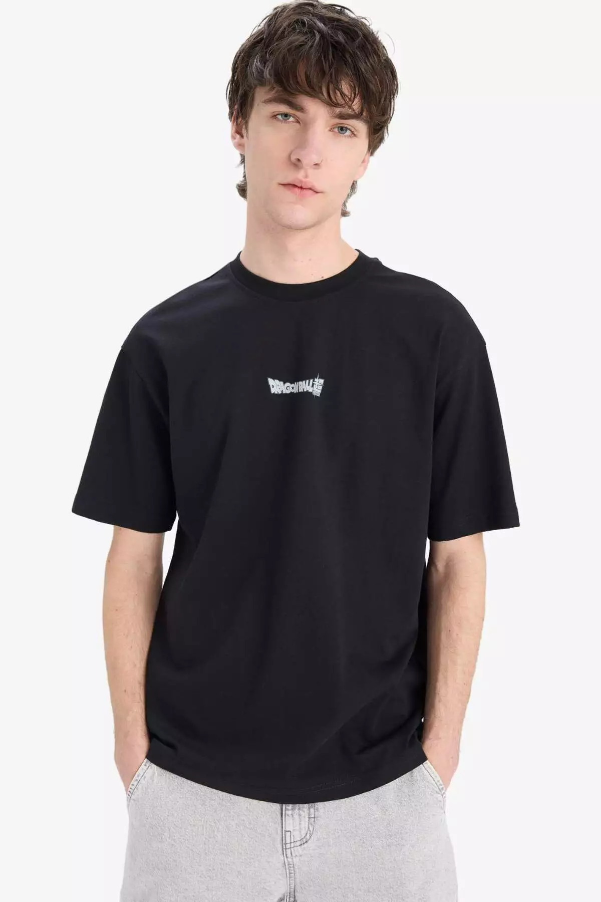 100% 純棉 七龍珠 標準剪裁 圓領 印花圖案 短袖 T恤 E1011Ax25Sm