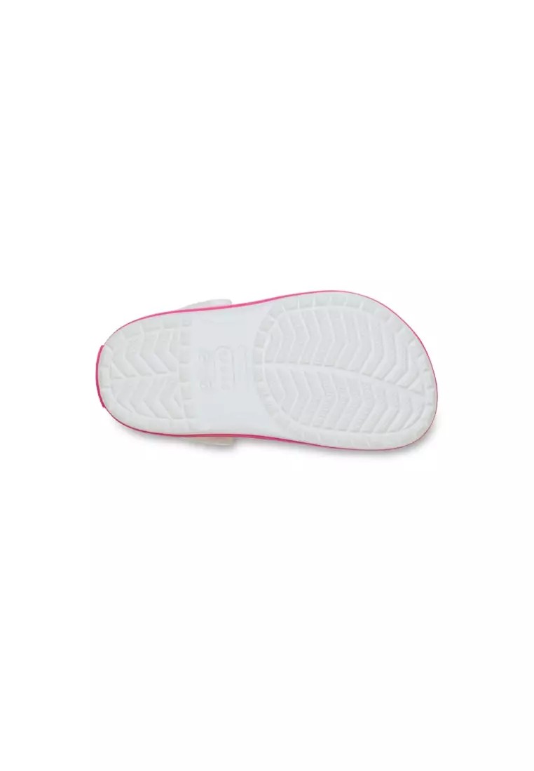 Toddler Crocband Clog In White Pink Crush