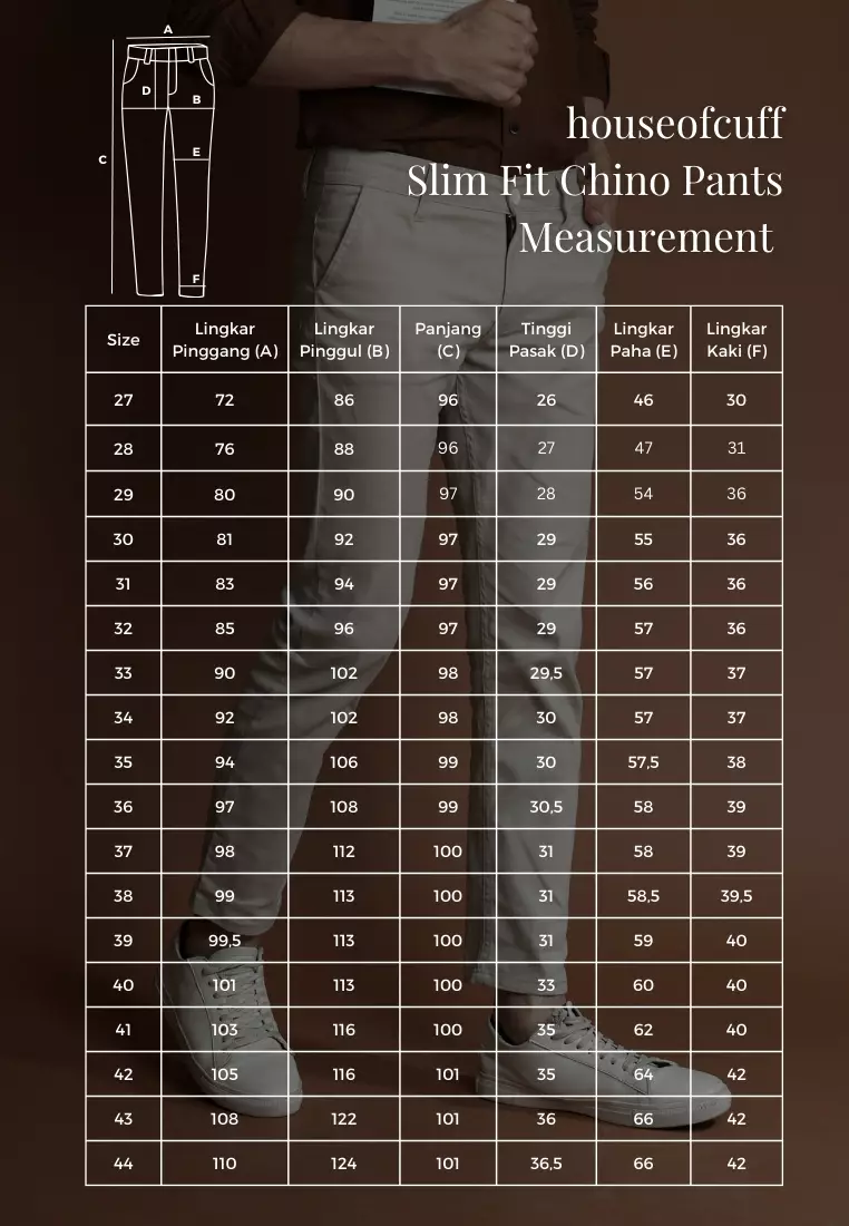 Celana Chino Panjang Pria Slim fit Jeans Abu tua