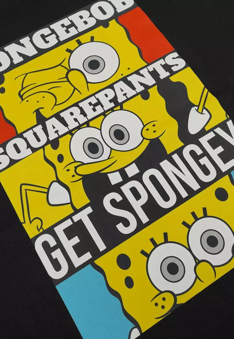 3Second SpongeBob Unisex T-Shirt Short  Sleeve Relaxed Fit Cotton Tambor 150225