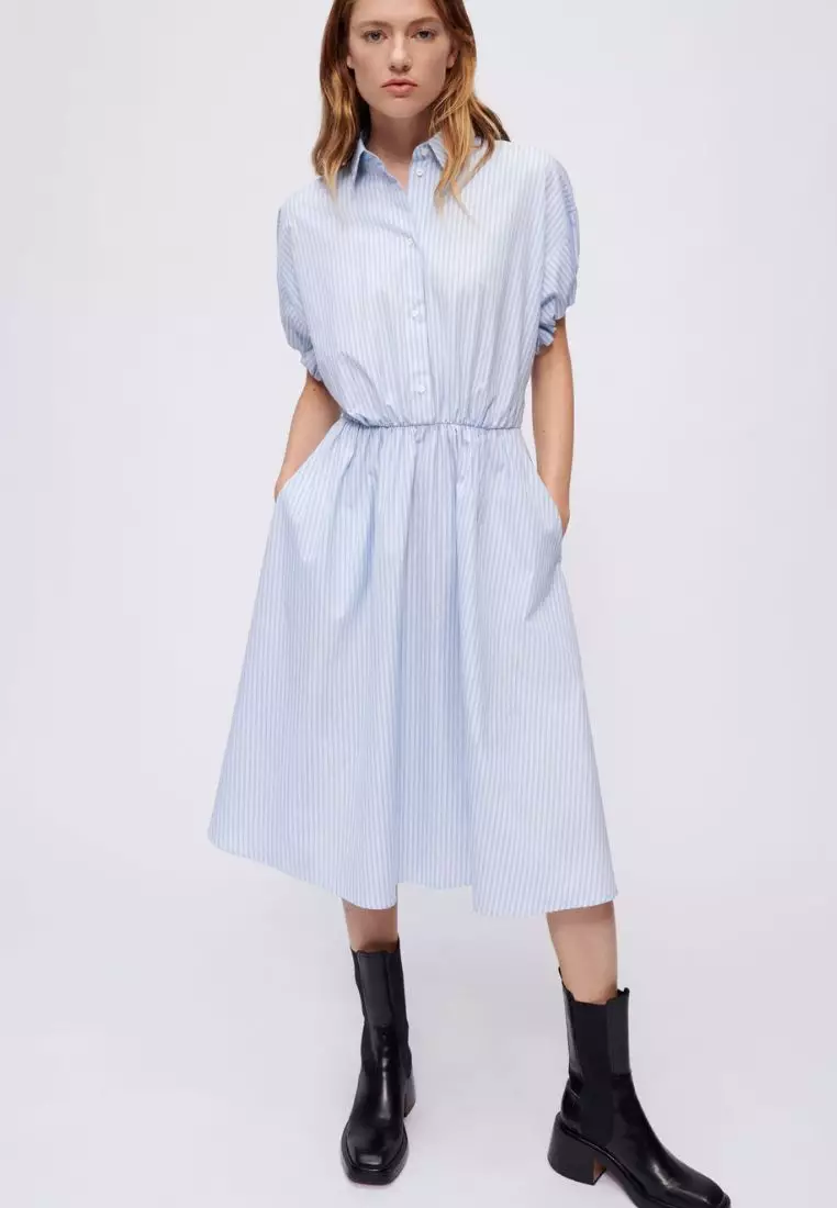 Buy Maje Striped Shirt Dress 2024 Online | ZALORA Singapore