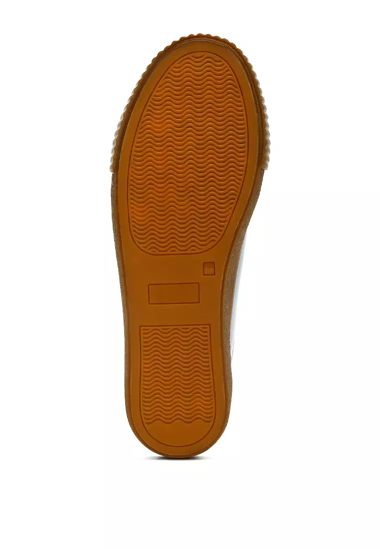 銀色金屬感人造皮革星星運動鞋