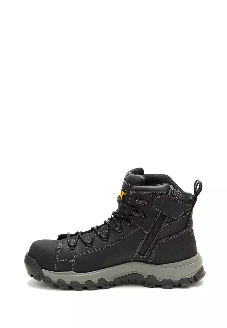 Men's Threshold Rebound Zip Waterproof Composite Toe Work Boots - Black (P726003) | Safety Shoes
