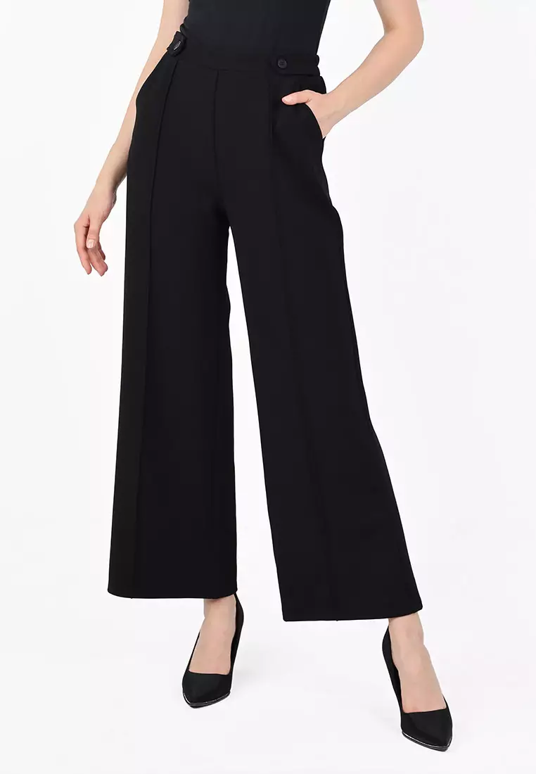 Buy Nicole Exclusives Nicole Exclusives Wide Leg Pants Online | ZALORA ...