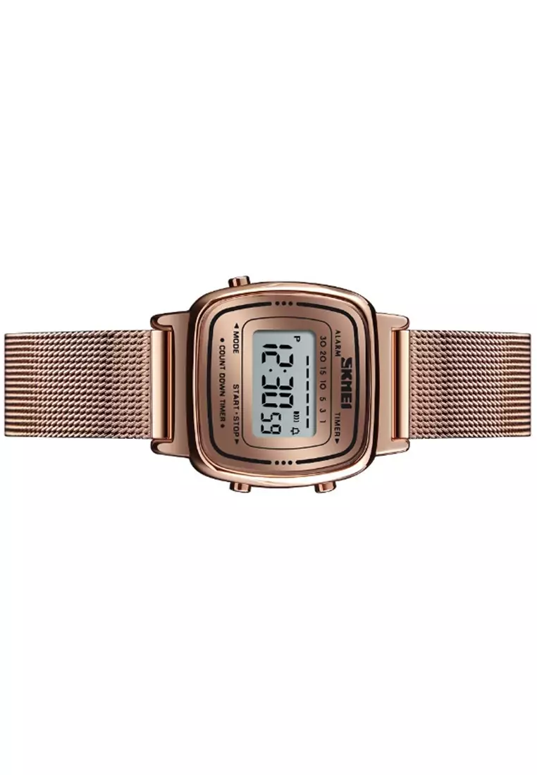 Jam Tangan Digital Wanita Waterproof Many Function Strap Tali Material Stainless Steel BL72 ORIGINAL
