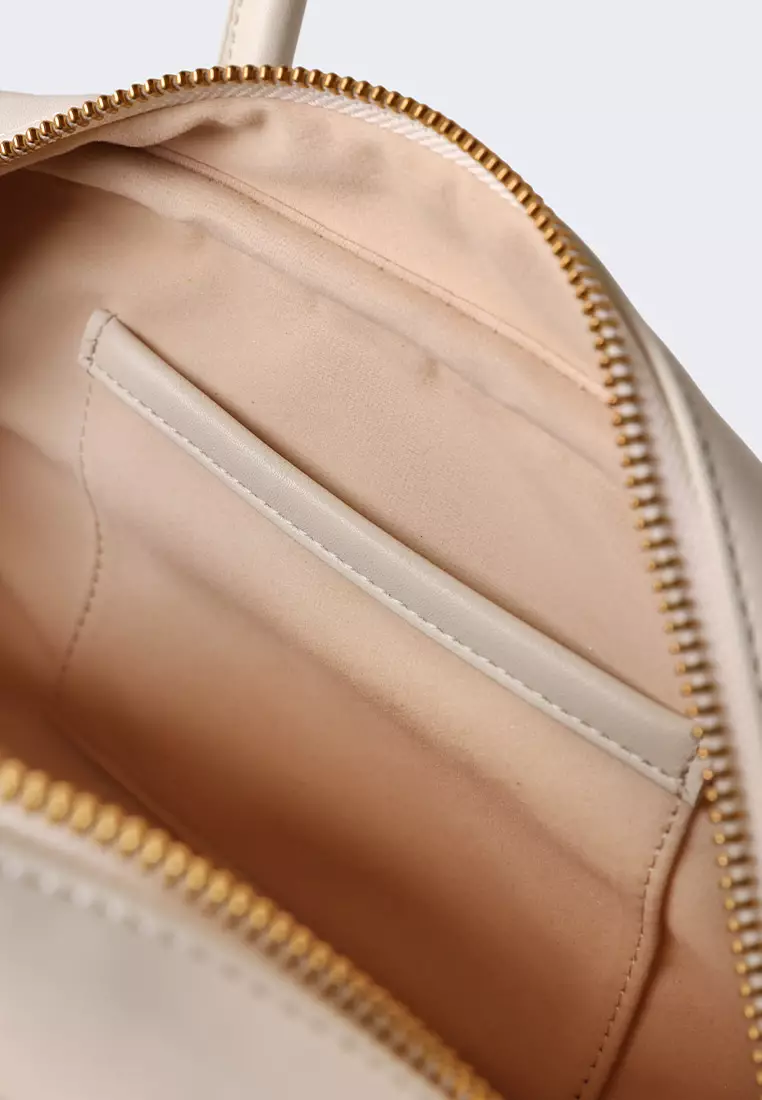 Ria Miranda Cannoli Cream Sella Quilted Bag