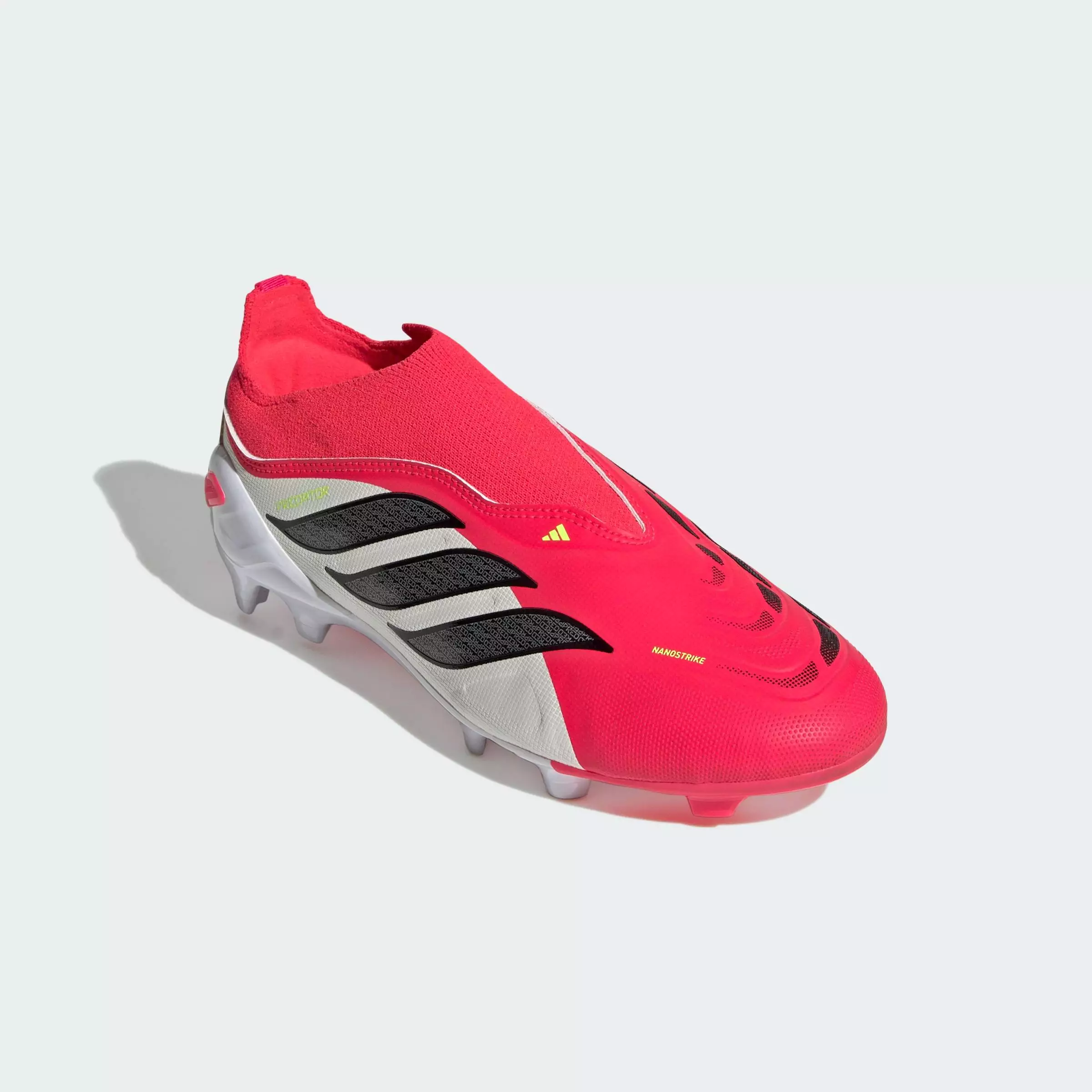 Football PREDATOR LEAGUE Laceless Firm Ground Football Boots Kids Unisex Red JR7890