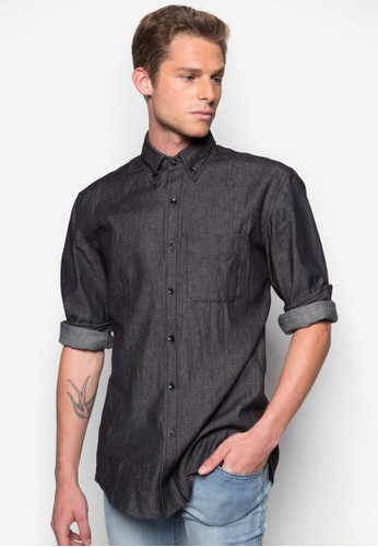 Denim Long Sleeve esprit 衣服Shirt, 服飾, 襯衫