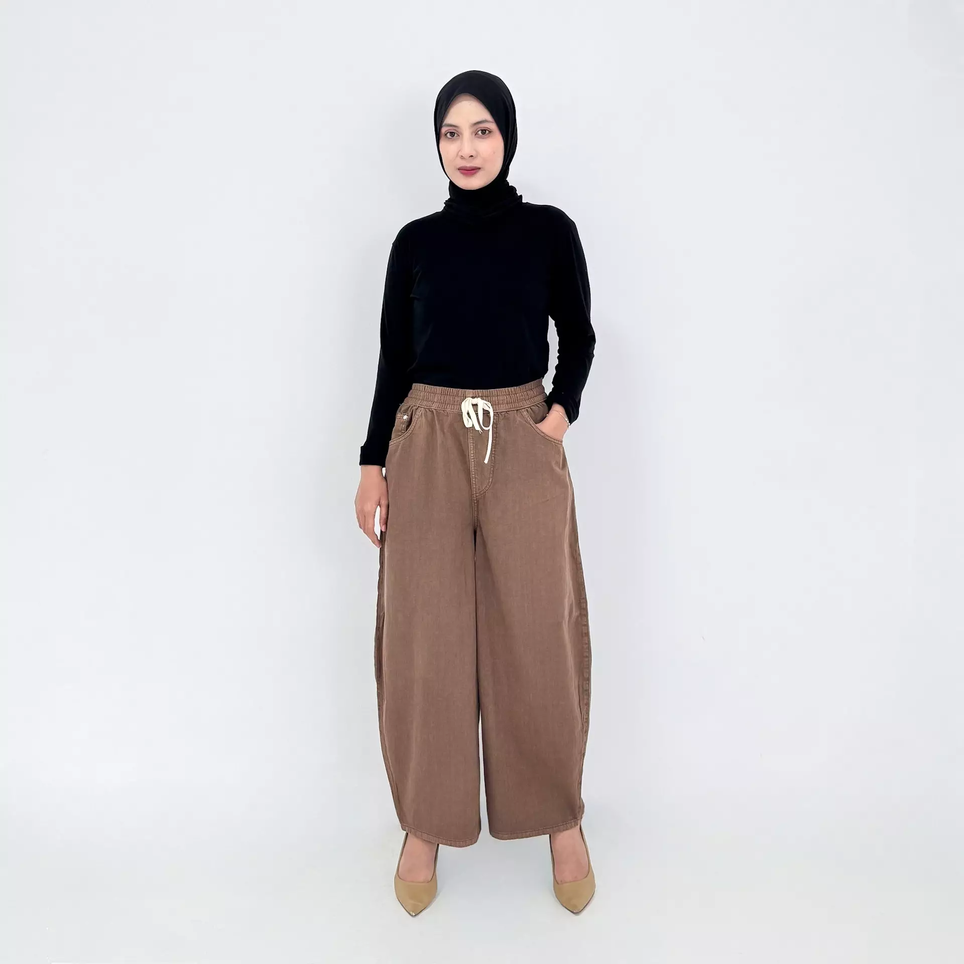 Celana Panjang Muslim Wanita - Zamora Barrel Pants 