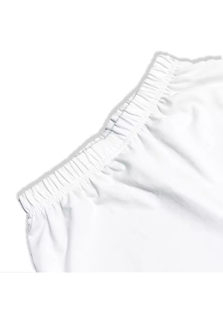 White shorts store