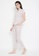 Clovia pink Clovia Paw-fect Shirt & Pyjama Set in White- 100% Cotton CE0CAAAE0973DCGS_2