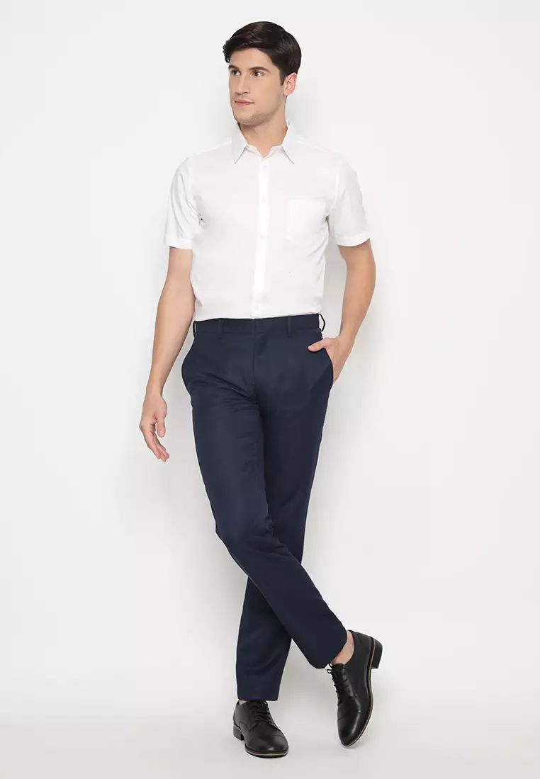 Jual Jobb Jobb Altman Celana Panjang Modern Slim Fit Navy Original 2026 ...