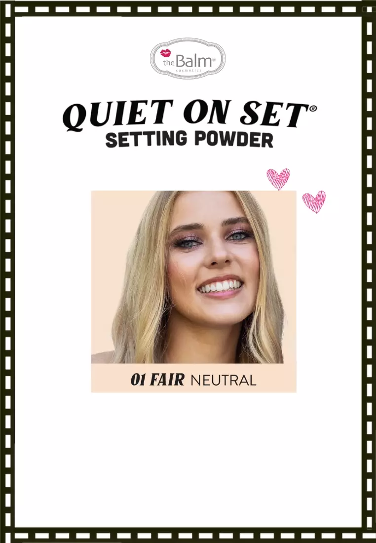theBalm Quiet On Set Setting Powder - 01 Fair Neutral